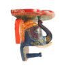 Multi Color hand Embossed  Elephant Face Wall Shelf