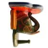 Multi Color hand Embossed  Elephant Face Wall Shelf