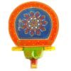 Hand Embossed Multicolored Decorative Elephant Stool