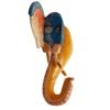 Multi Color Hand Embossed  Wall Hanging Elephant Face
