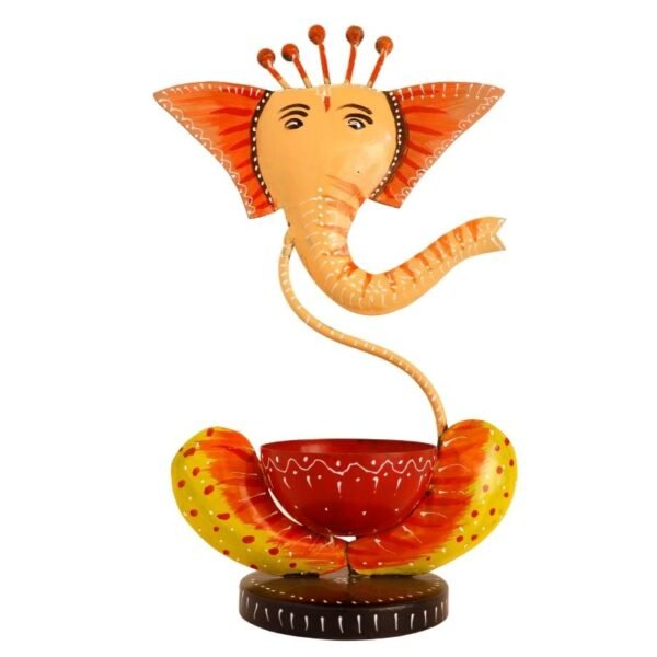 Iron Made Elephant Candle Holder