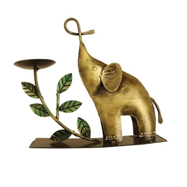 iron made Elephant Candle Stand