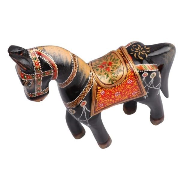 Wooden Decorative Hand  Painted Horse