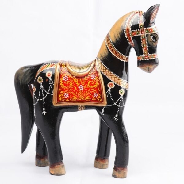 Wooden Decorative Hand  Painted Horse