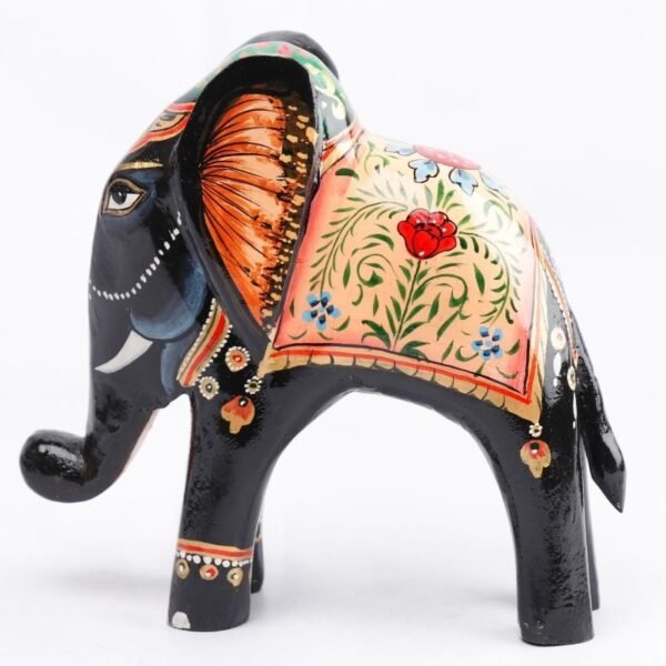 Wooden Decorative Hand  Painted Elephant