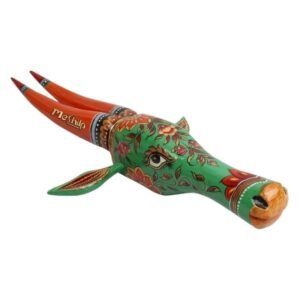 Wooden Cow head Wall Hanging