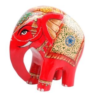 Wooden Decorative Hand  Painted Elephant