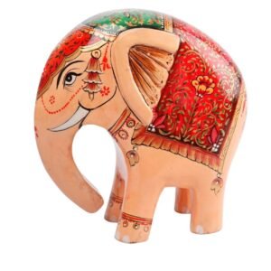 Wooden Decorative Hand  Painted Elephant