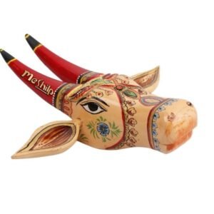 Wooden Cow head Wall Hanging