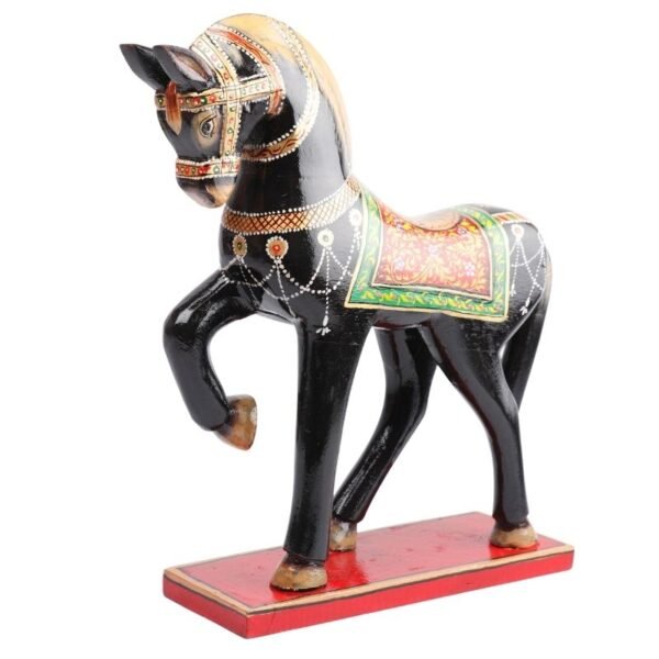 Wooden Decorative Hand  Painted Horse