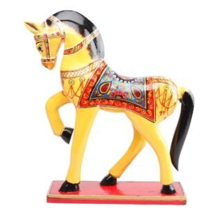 Wooden Decorative Hand  Painted Horse
