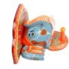 Multi Color hand Embossed  Elephant Face Wall Shelf
