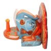 Multi Color hand Embossed  Elephant Face Wall Shelf