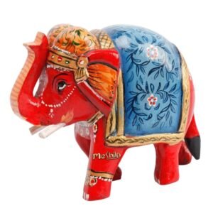 Wooden Decorative Hand  Painted Elephant