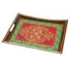 Meshilp Mango Wood four Corner Serving Tray