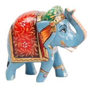Wooden Decorative Hand  Painted Elephant