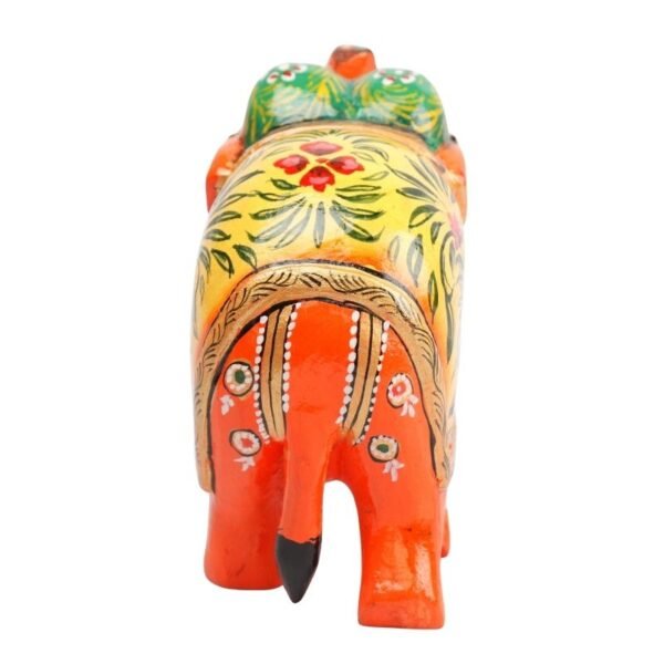 Wooden Decorative Hand  Painted Elephant