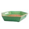 Mango Wood Multicolored Six Corner Serving Tray