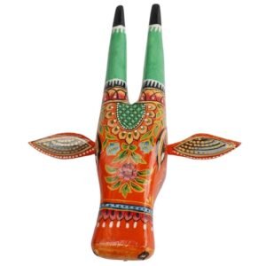 Wooden Cow head Wall Hanging