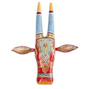 Wooden Cow head Wall Hanging